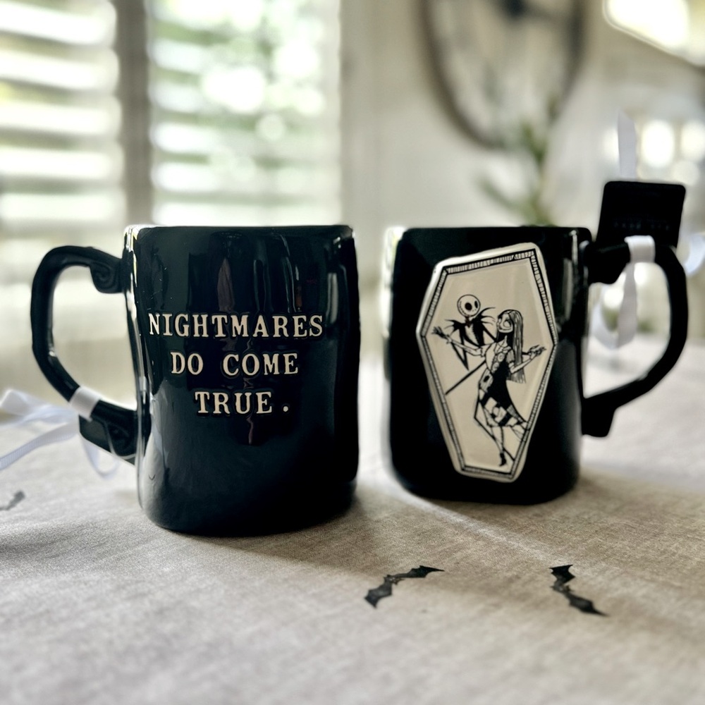 Mug Set with Nightmare Before Christmas Theme